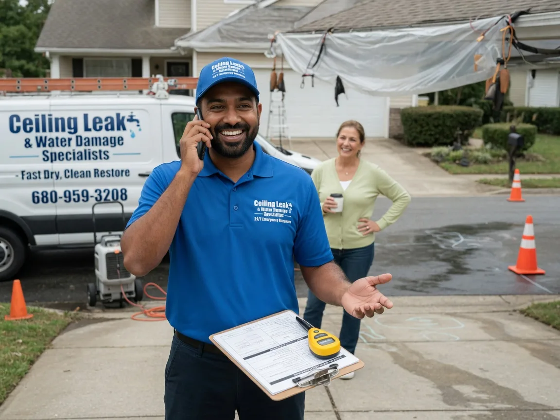 Ceiling Leak Cleanup Huttonsville, WV FAQs